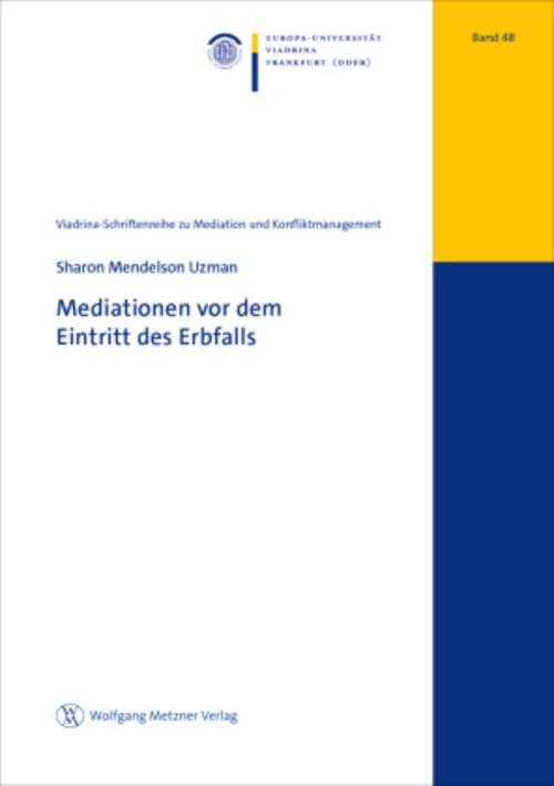 Mediationen vor dem Eintritt des Erbfalls