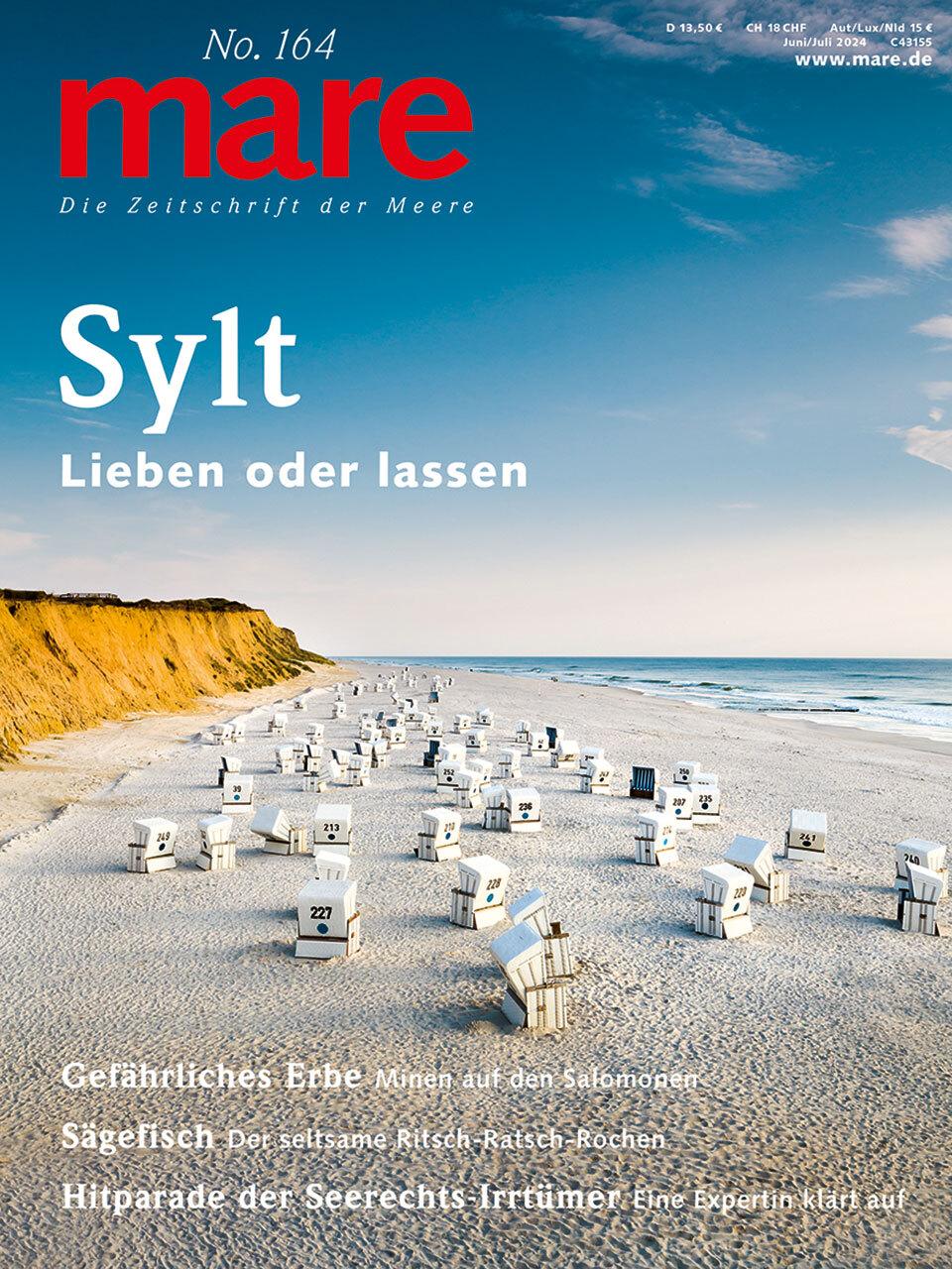 Buchcover: mare - Die Zeitschrift der Meere / No. 164 / Sylt