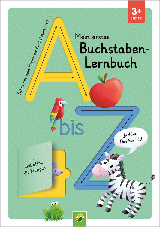 Mein erstes Buchstaben-Lernbuch mit Spurrillen und Klappen