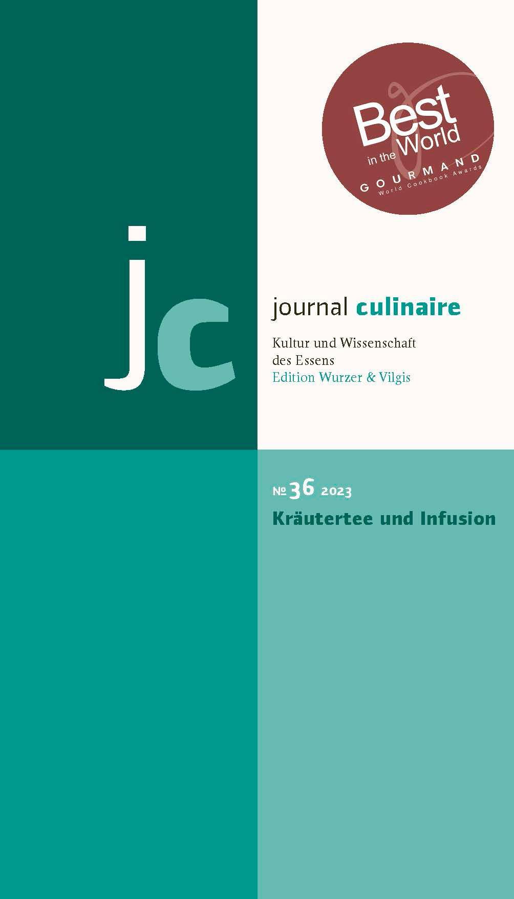 Buchcover: journal culinaire No. 36: Kräutertee und Infusion