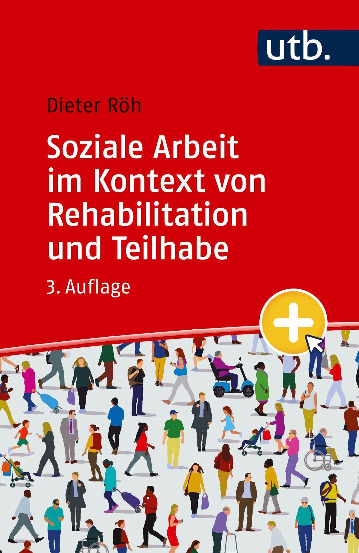 Buchcover: Soziale Arbeit im Kontext von Rehabilitation und Teilhabe