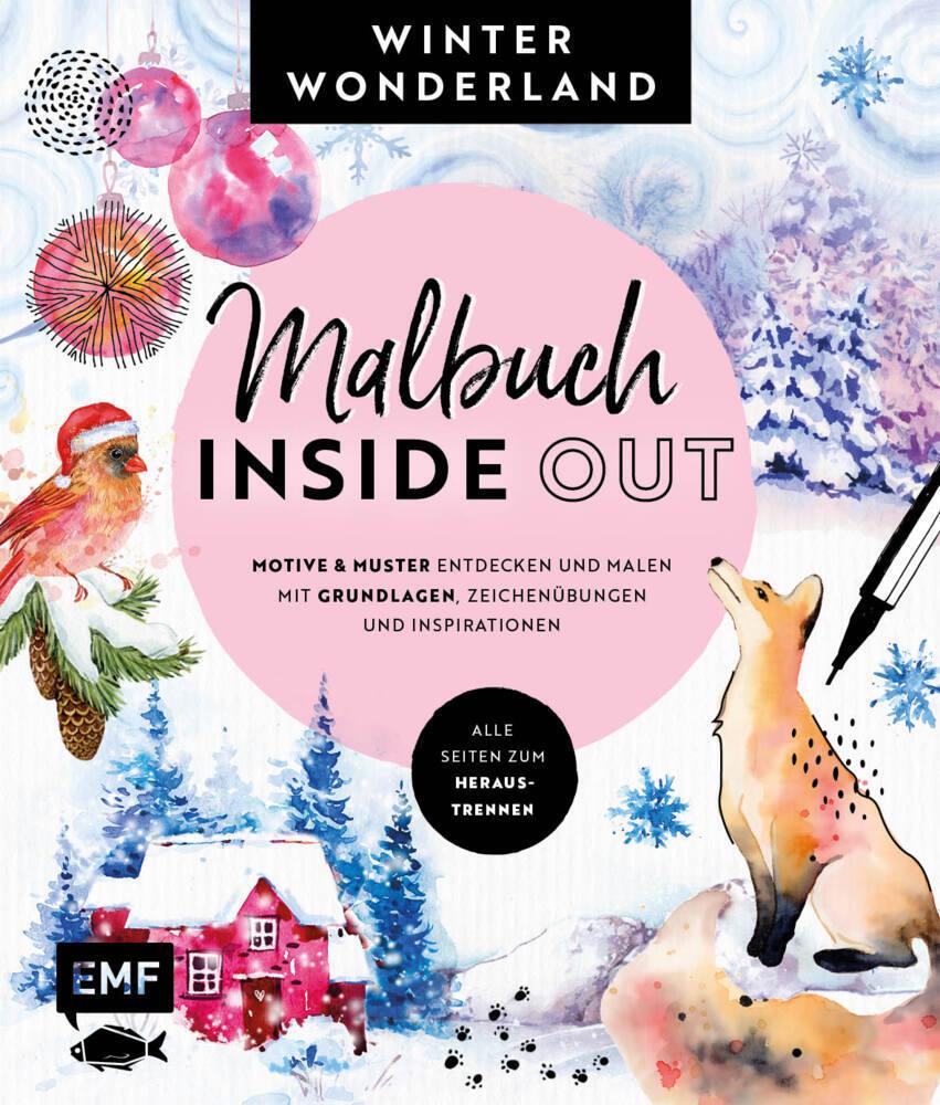 Buchcover: Malbuch Inside Out: Winterwonderland