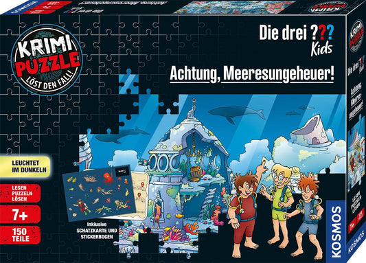 Krimi-Puzzle: Die drei ??? Kids - Achtung, Meeresungeheuer!