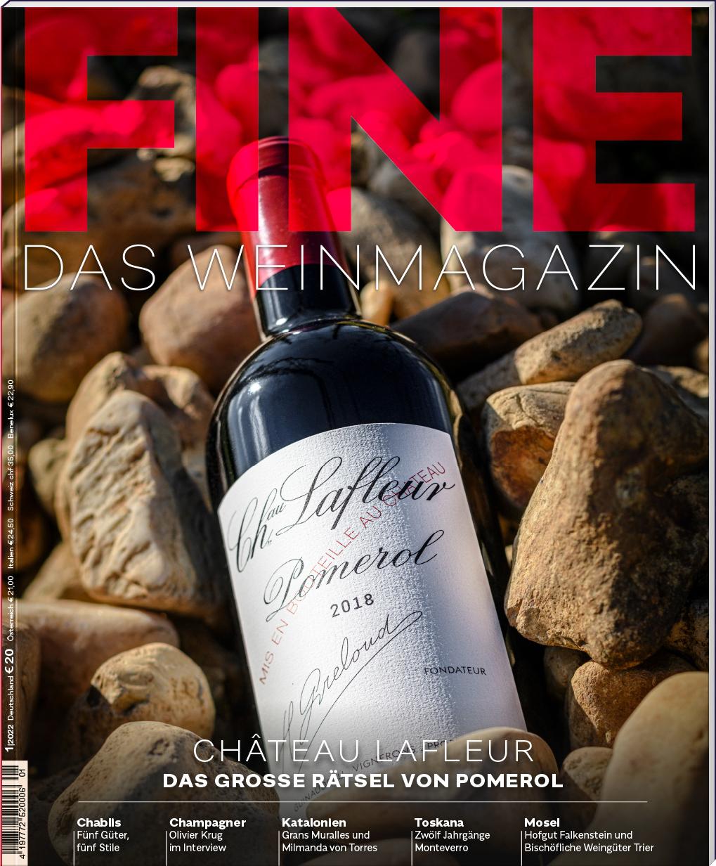 Buchcover: FINE Das Weinmagazin 01/2022