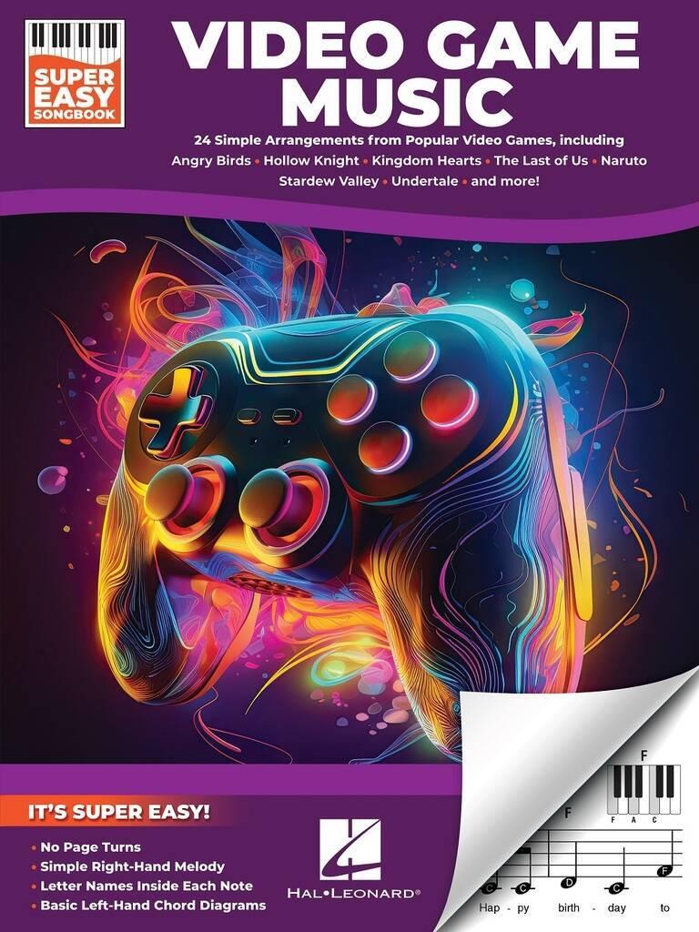 Video Game Music - Super Easy Songbook: 24 Iconic Themes from Beloved Games for Super Easy Piano