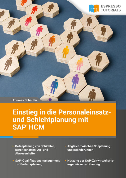 Buchcover: Einstieg in die Personaleinsatz- und Schichtplanung mit SAP HCM