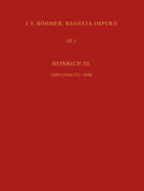 J. F. Böhmer, Regesta Imperii