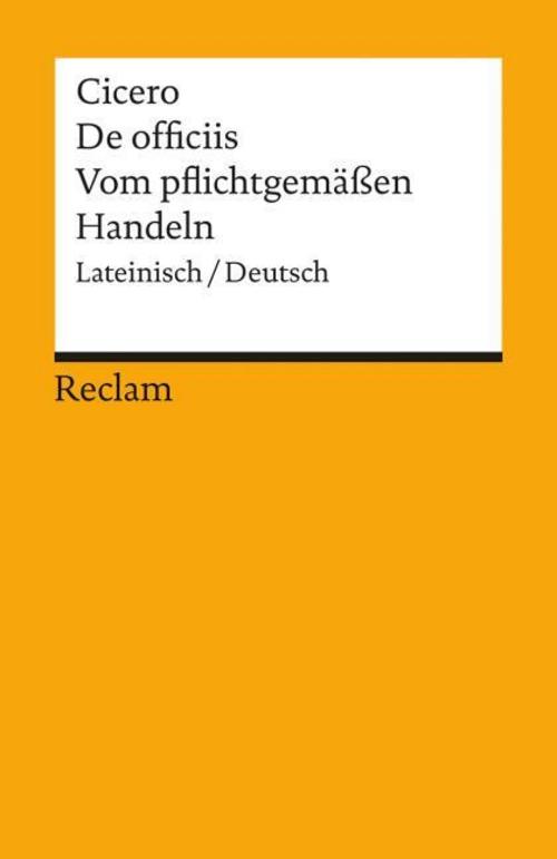 Buchcover: Vom pflichtgemäßen Handeln / De officiis