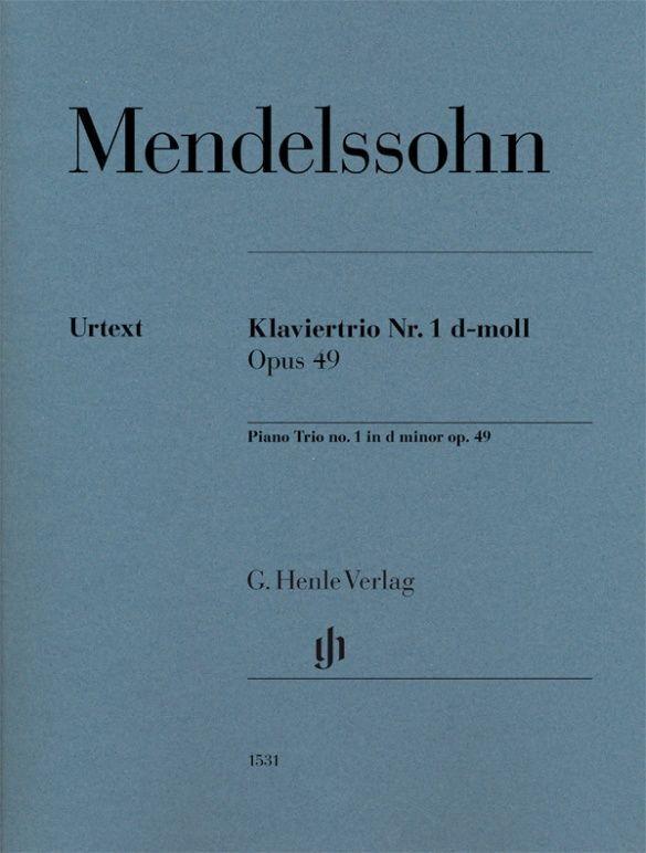 Mendelssohn Bartholdy, Felix - Trio avec piano n° 1 en ré mineur op. 49