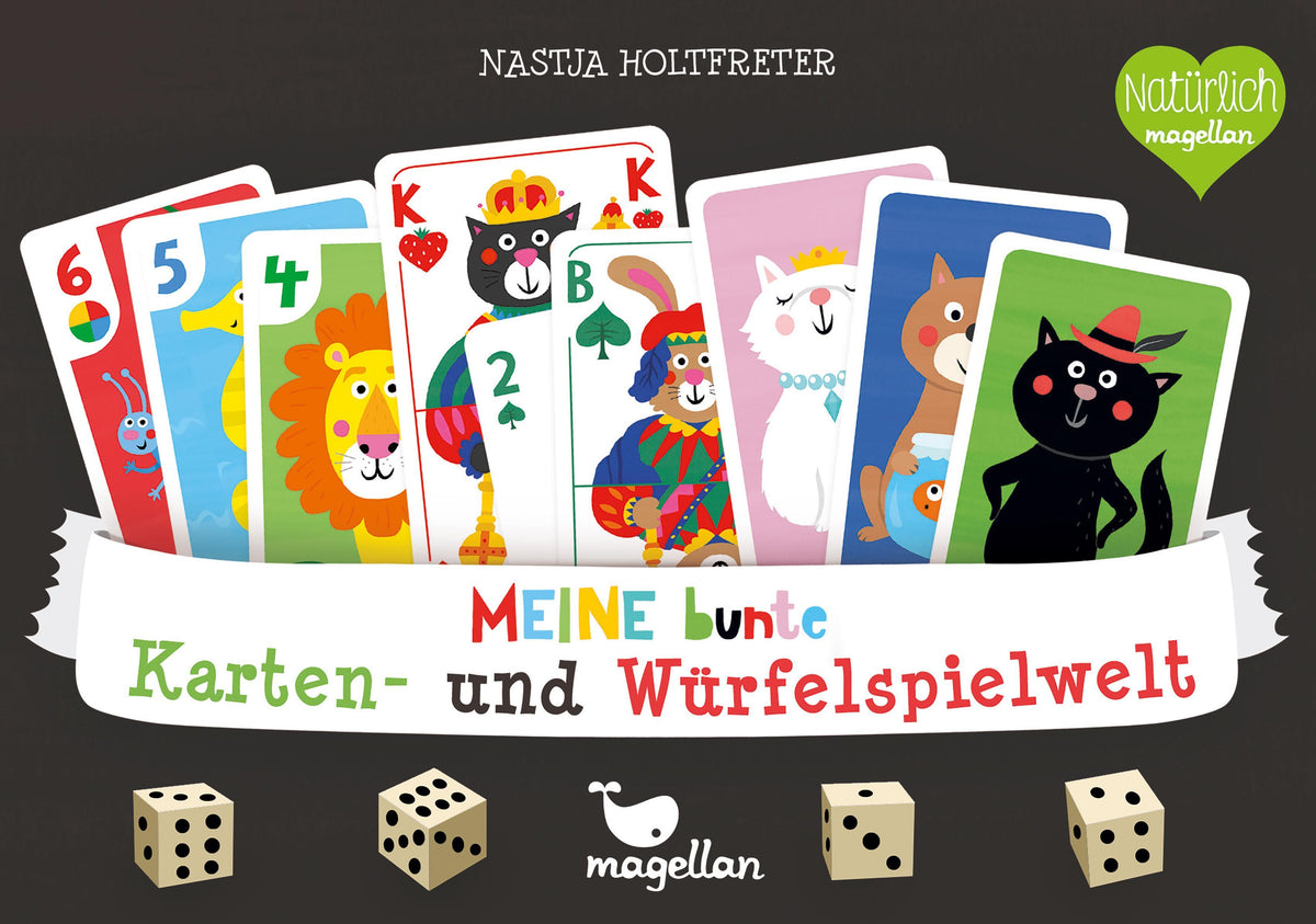 Buchcover: Meine bunte Karten- und Würfelspielwelt