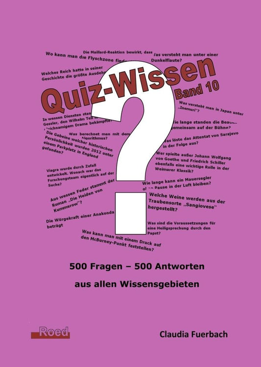 Buchcover: Quiz-Wissen - Band 10