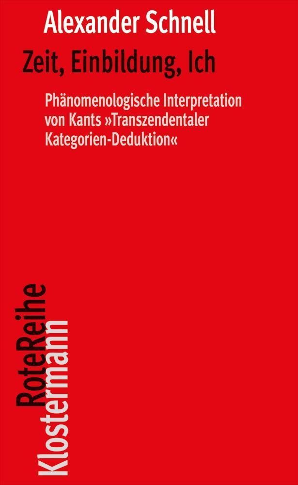 Buchcover: Zeit, Einbildung, Ich