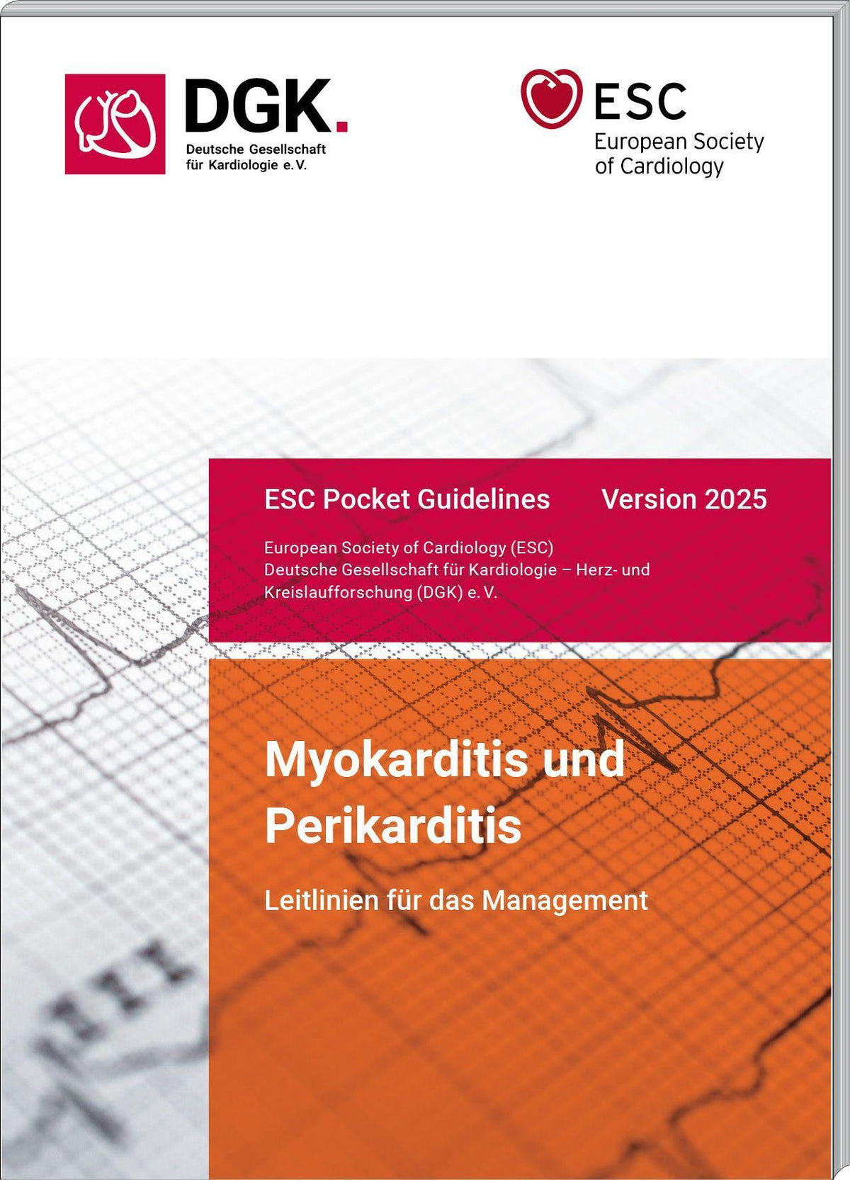 Buchcover: Leitlinien für das Management von Myokarditis und Perikarditis