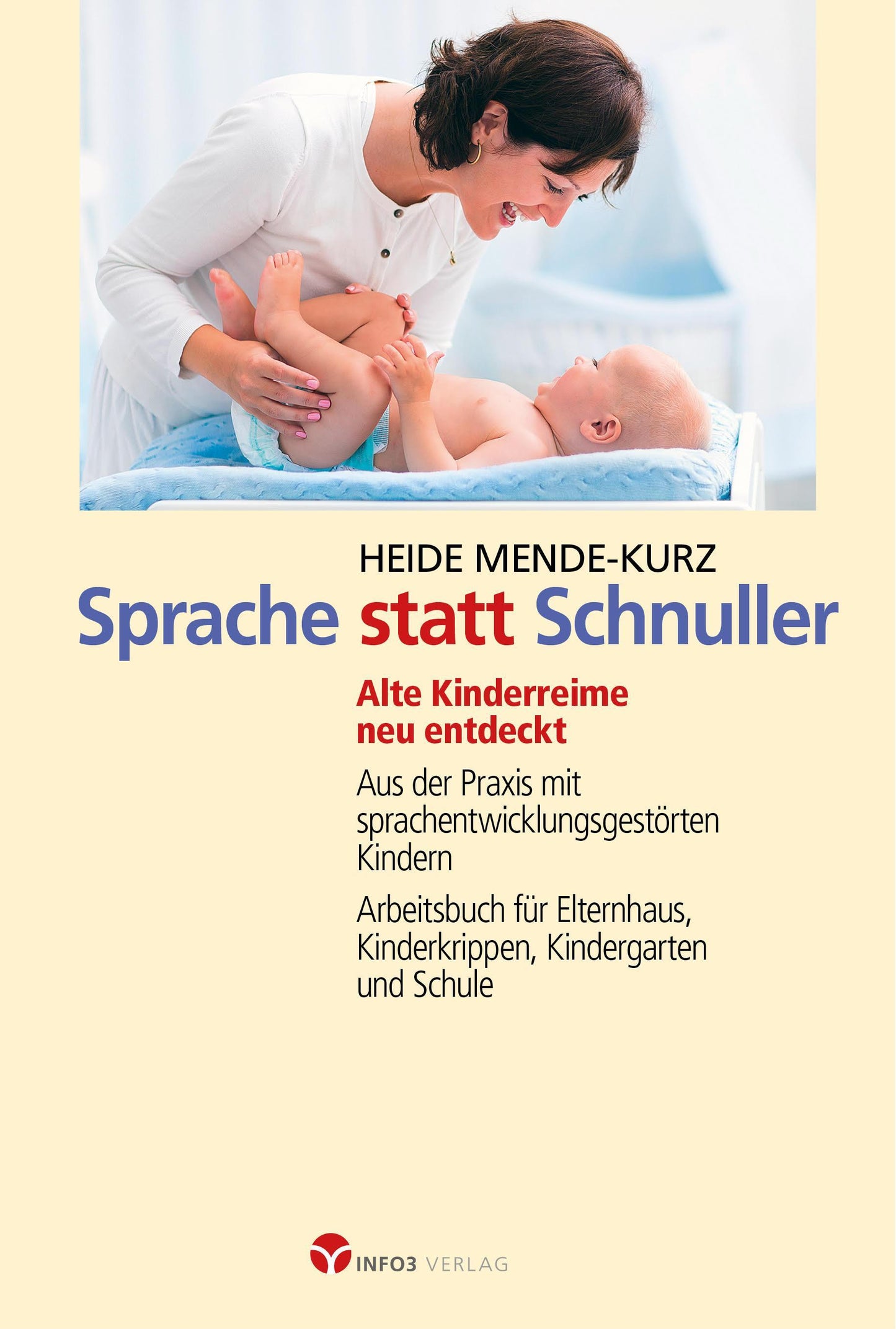 Buchcover: Sprache statt Schnuller