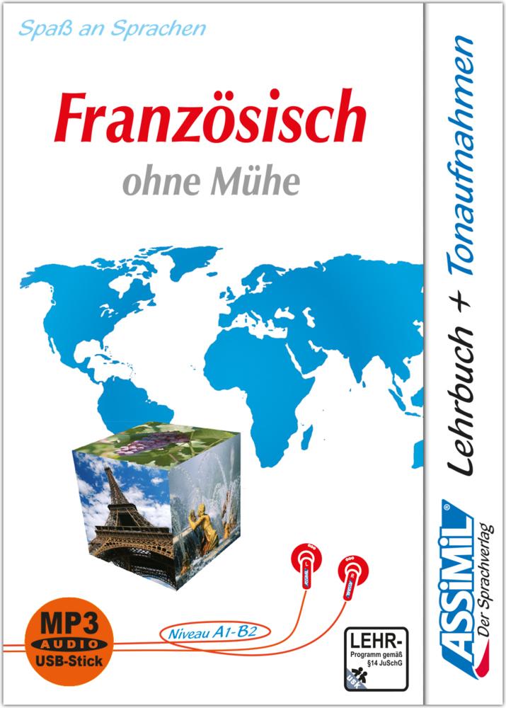 ASSiMiL Französisch ohne Mühe -  MP3-Sprachkurs mit USB-Stick - Niveau A1-B2