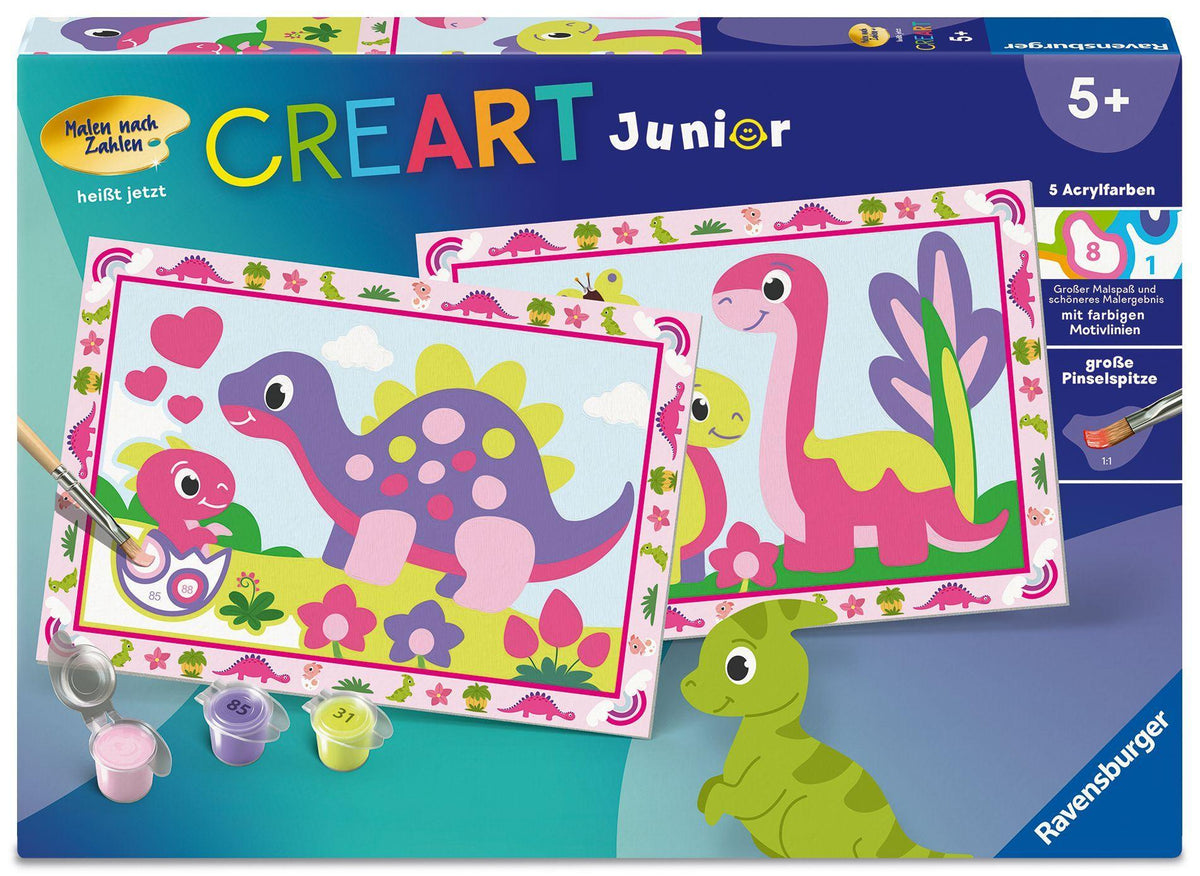 Buchcover: CreArt Junior - Bunte Dinosaurier