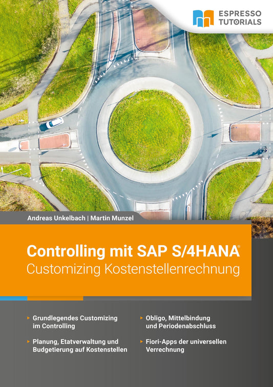 Buchcover: Controlling mit SAP S/4HANA - Customizing Kostenstellenrechnung