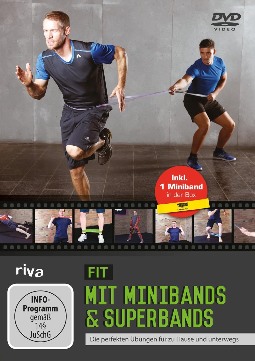 Fit mit Minibands & Superbands,DVD + Miniband