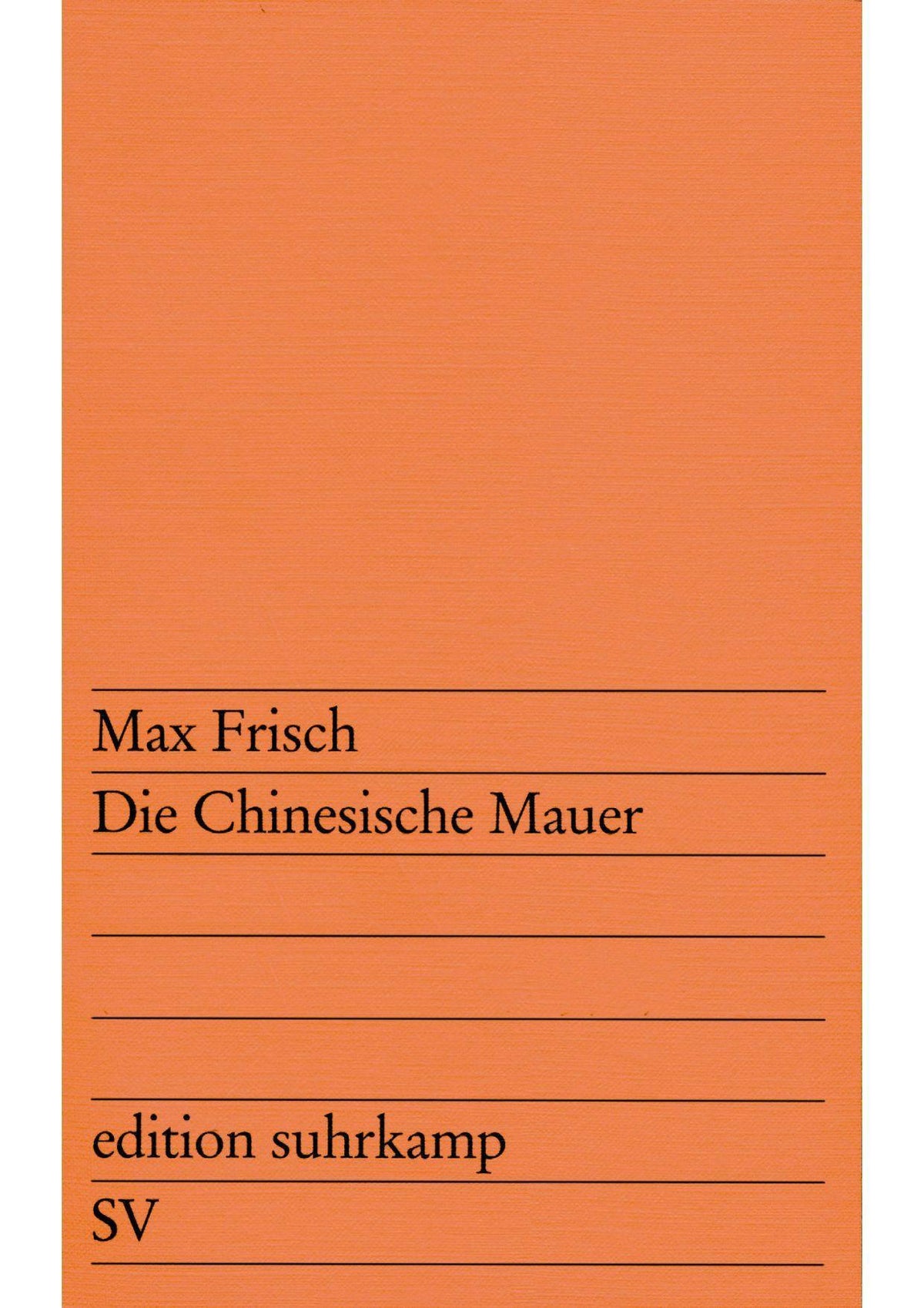 Buchcover: Die chinesische Mauer