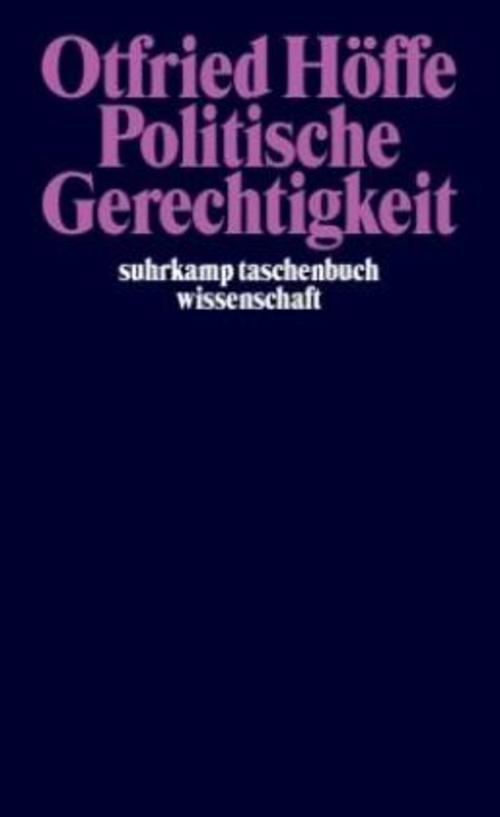 Buchcover: Politische Gerechtigkeit