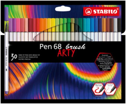 STABILO Pen 68 brush 30er Kartonetui ARTY