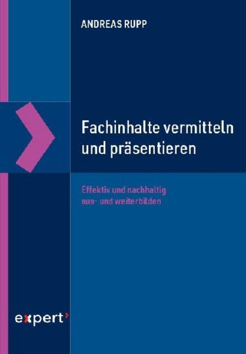 Buchcover: Fachinhalte vermitteln und präsentieren