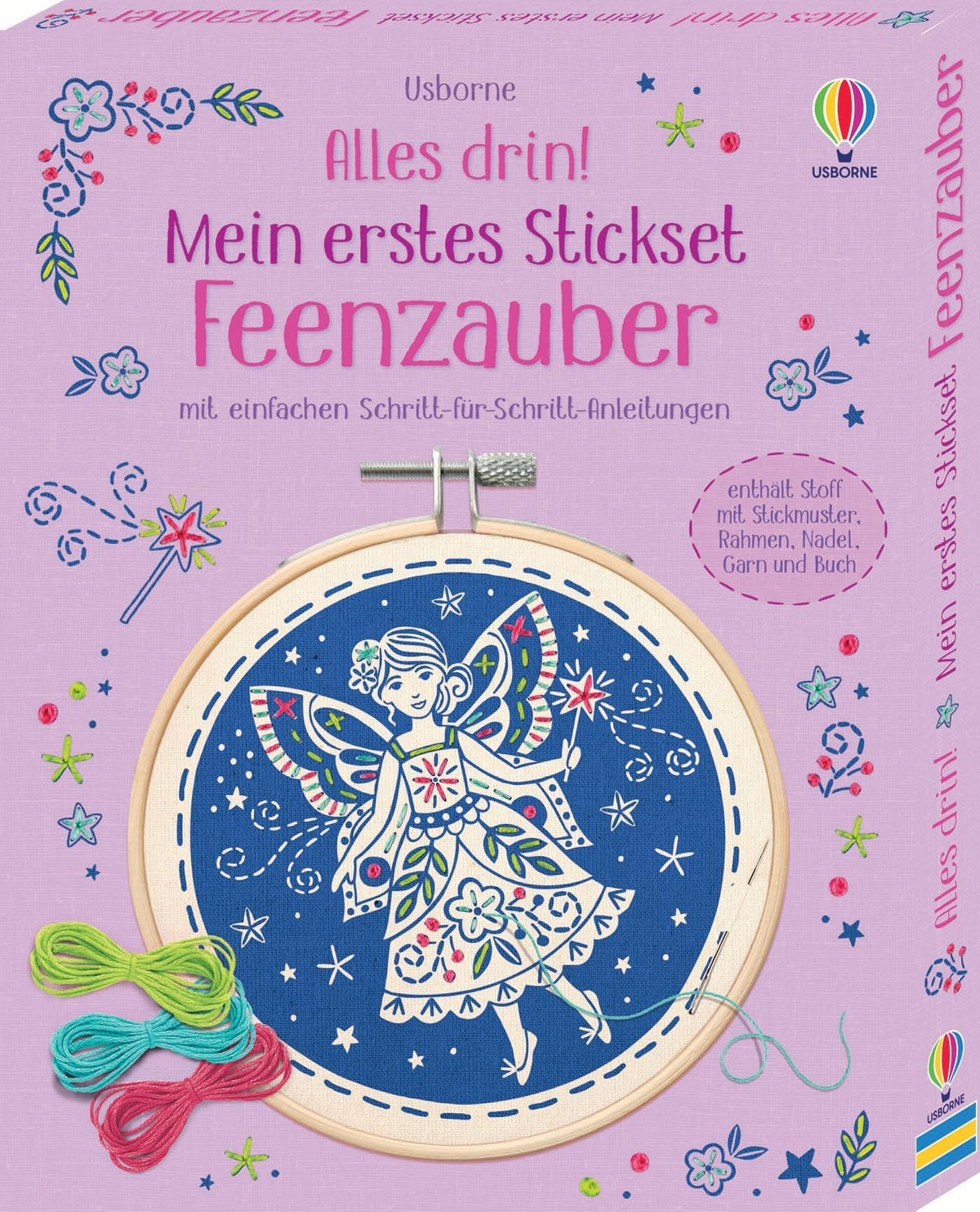 Buchcover: Bryan, Lara/Alles drin! Mein erstes Stickset: Feenzauber