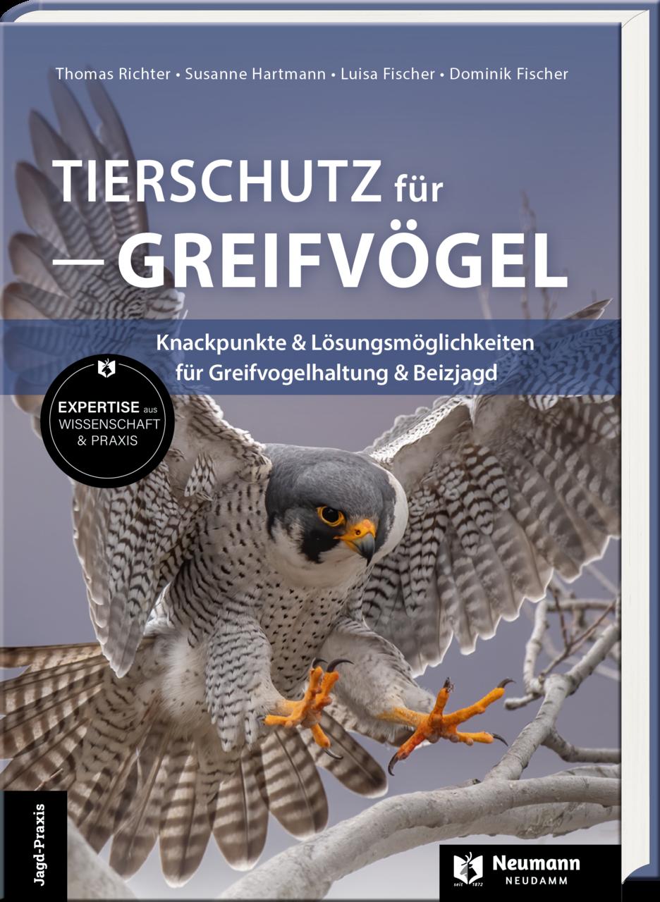 Buchcover: Tierschutz für Greifvögel