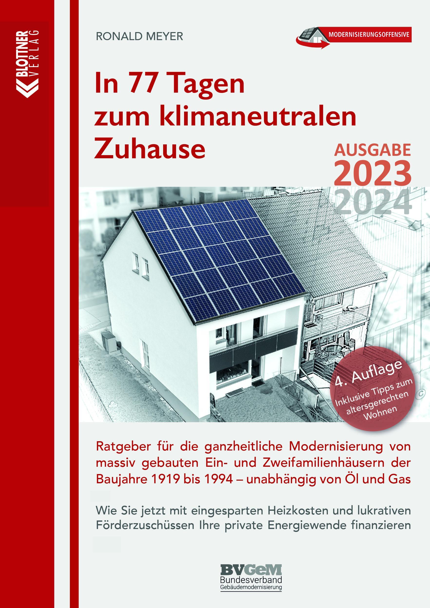 Buchcover: In 77 Tagen zum klimaneutralen Zuhause