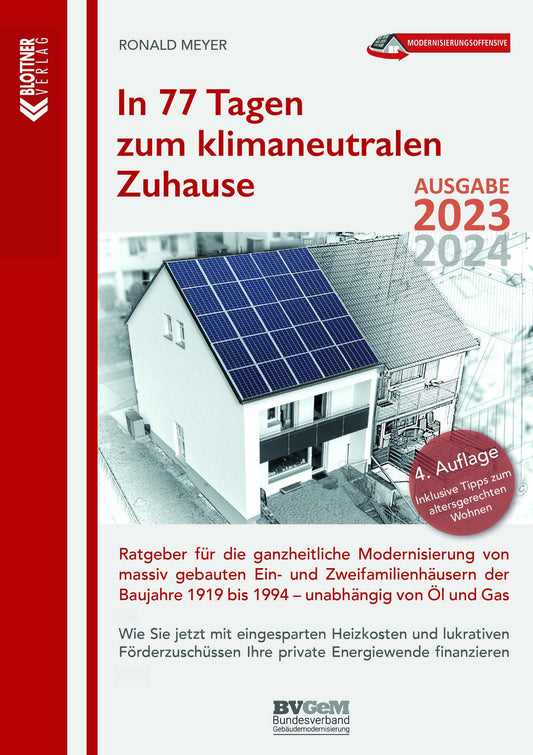 Buchcover: In 77 Tagen zum klimaneutralen Zuhause
