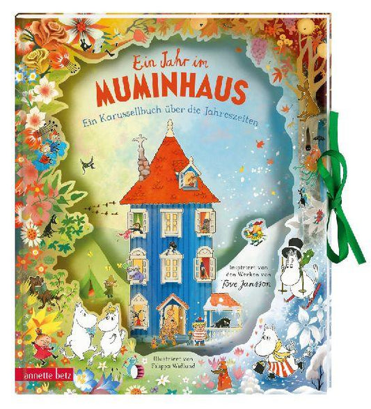 Ein Jahr im Muminhaus: Ein Karussellbuch über die Jahreszeiten | Ein Pop-up Bilderbuch mit atemberaubendem Karrusell-Effekt