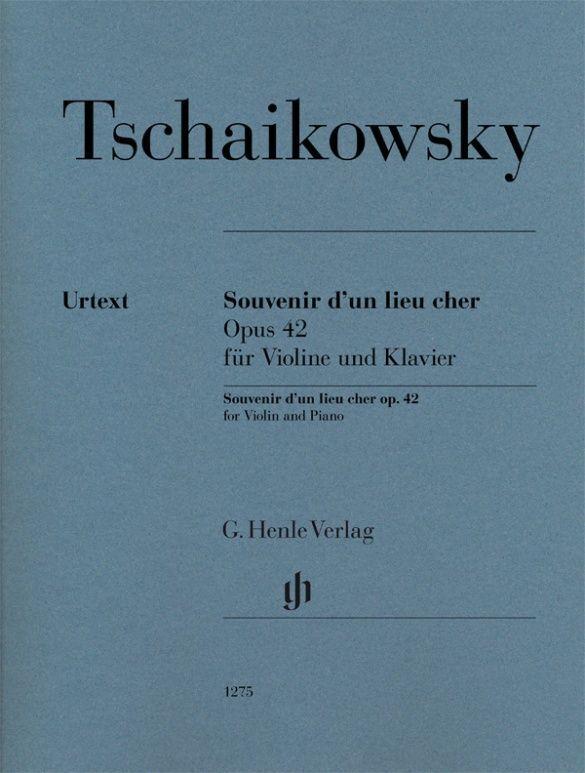 Souvenir d'un lieu cher op. 42 for Violine and Piano