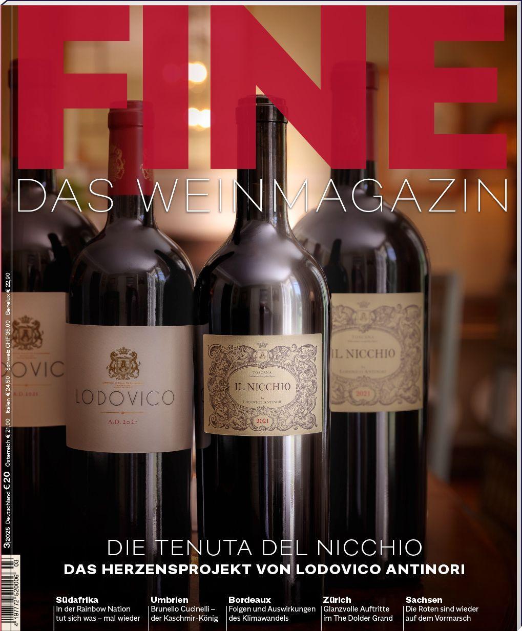Buchcover: FINE Das Weinmagazin 03/2025