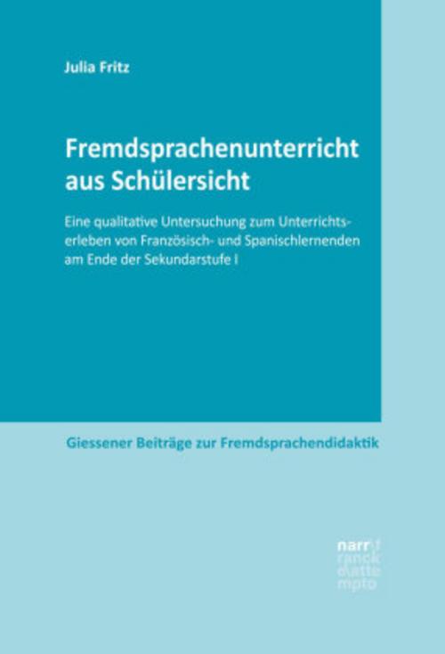 Buchcover: Fremdsprachenunterricht aus Schülersicht