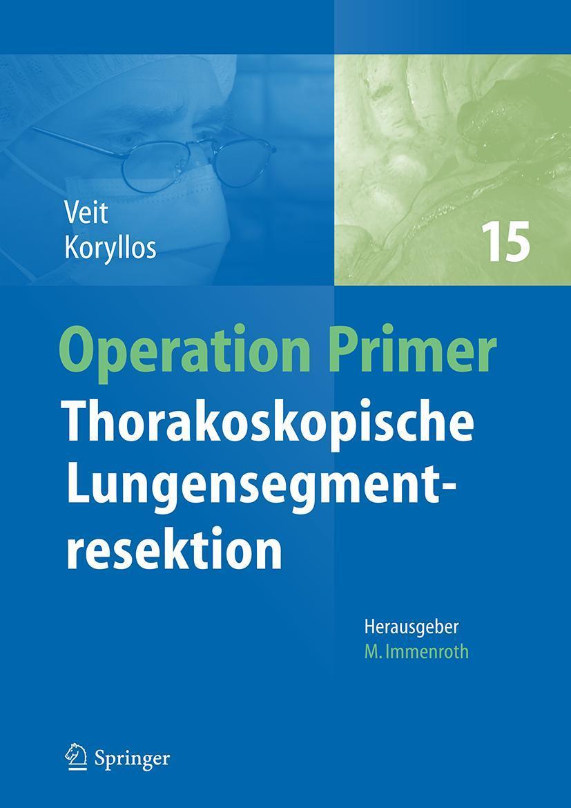Buchcover: Thorakoskopische Lungensegmentresektion