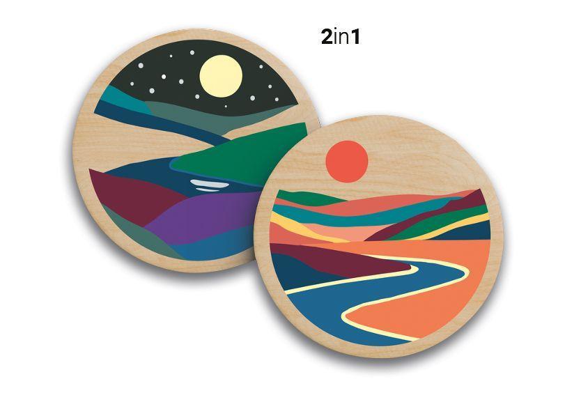 CreArt Wooden - Fluss der Natur