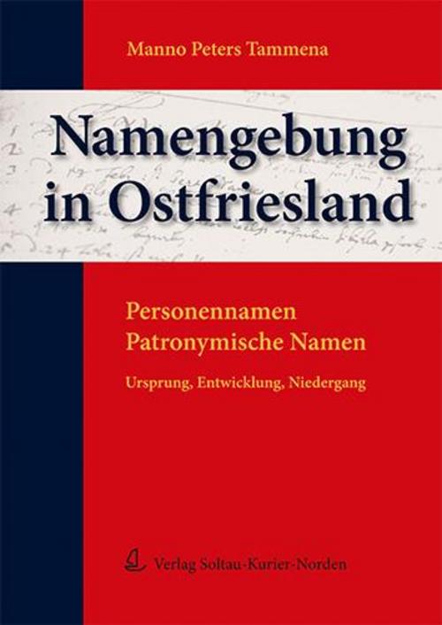 Buchcover: Namengebung in Ostfriesland