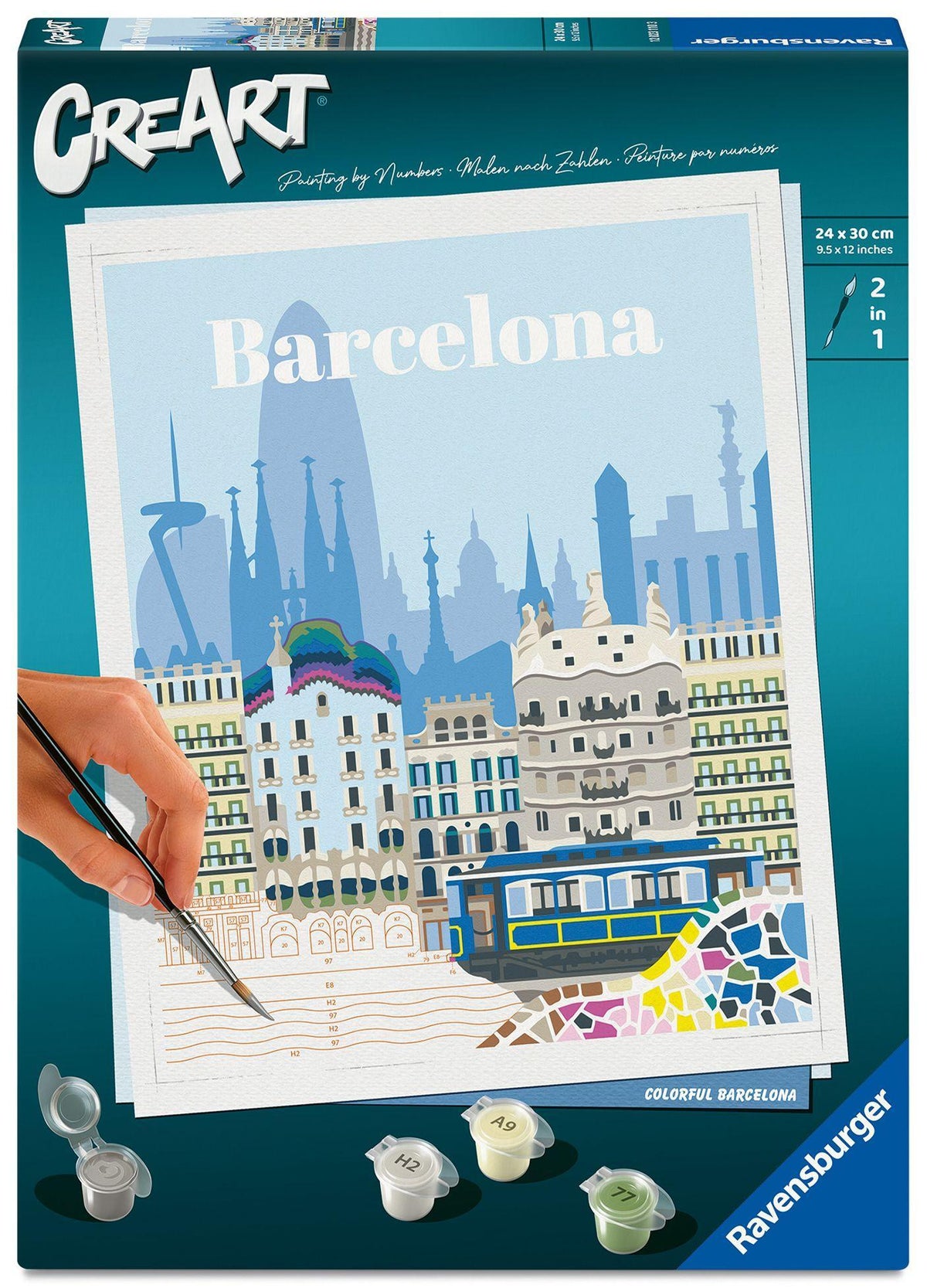 Buchcover: CreArt Adults Trend - Farbenfrohes Barcelona