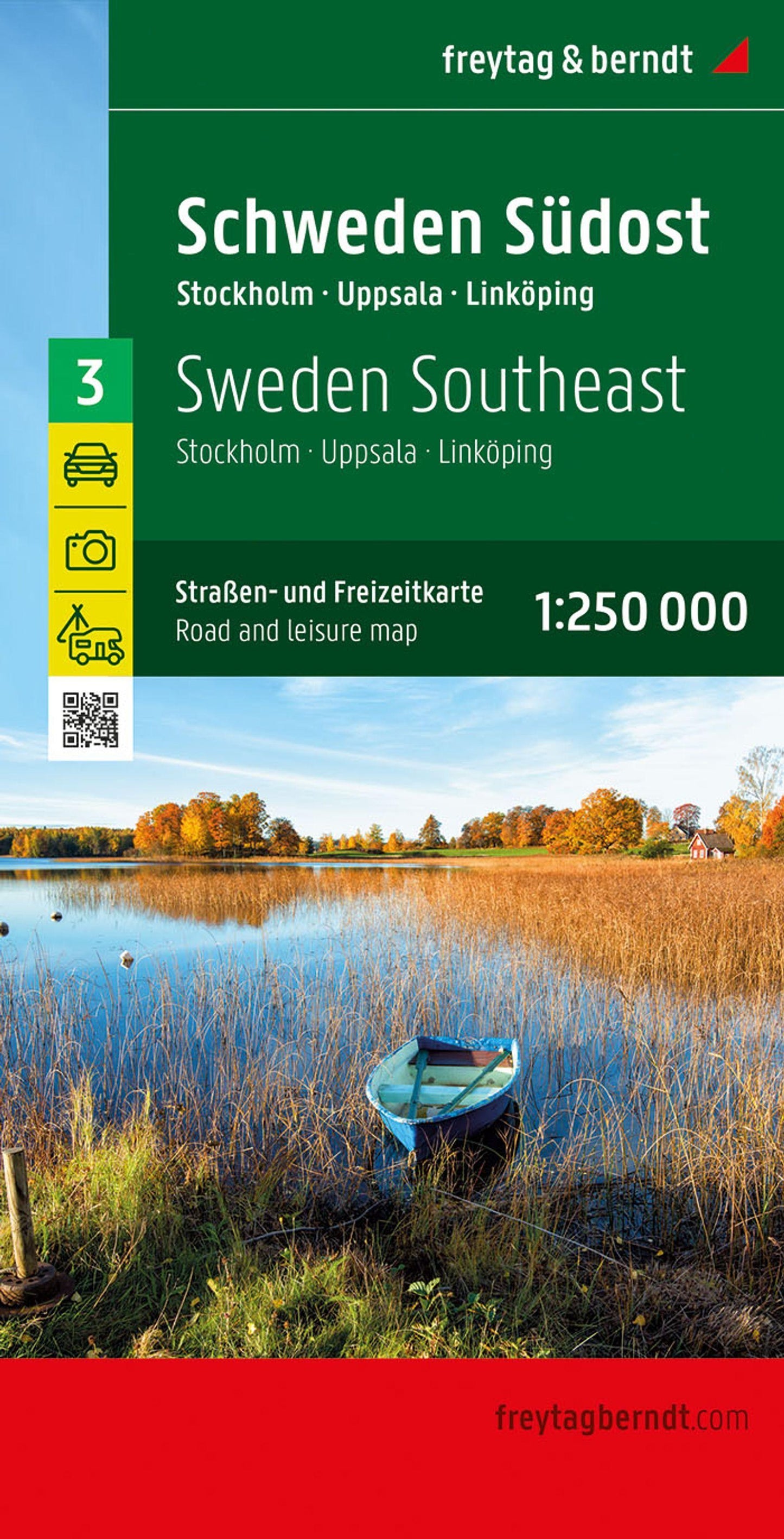 freytag & berndt Straßenkarte Schweden Südost 1:250.000