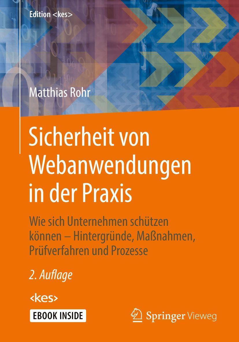 Buchcover: Sicherheit von Webanwendungen in der Praxis