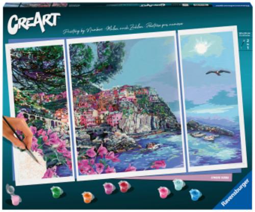 CreArt Premium Triptychon - Cinque Terre