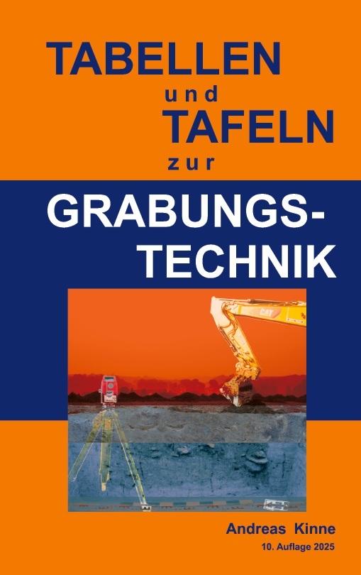 Buchcover: Tabellen und Tafeln zur Grabungstechnik