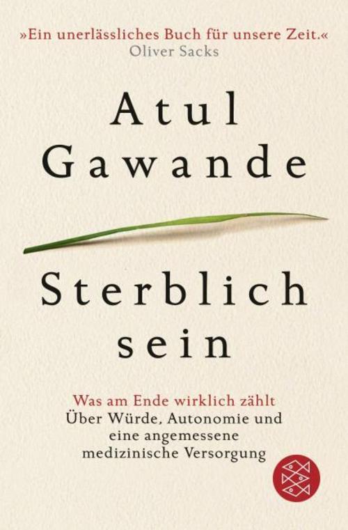 Buchcover: Sterblich sein