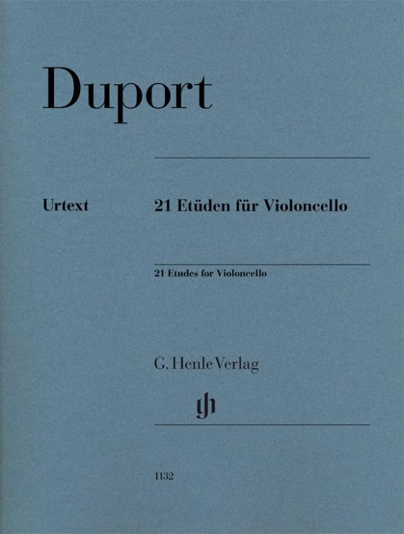 Duport, Jean-Louis - 21 Études pour violoncelle