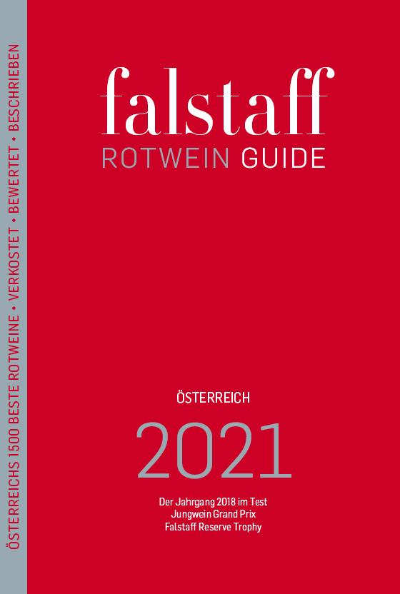 Buchcover: Falstaff Rotwein Guide Österreich 2021