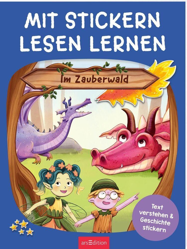 Moser, Annette/Mit Stickern Lesen lernen - Im Zauberwald