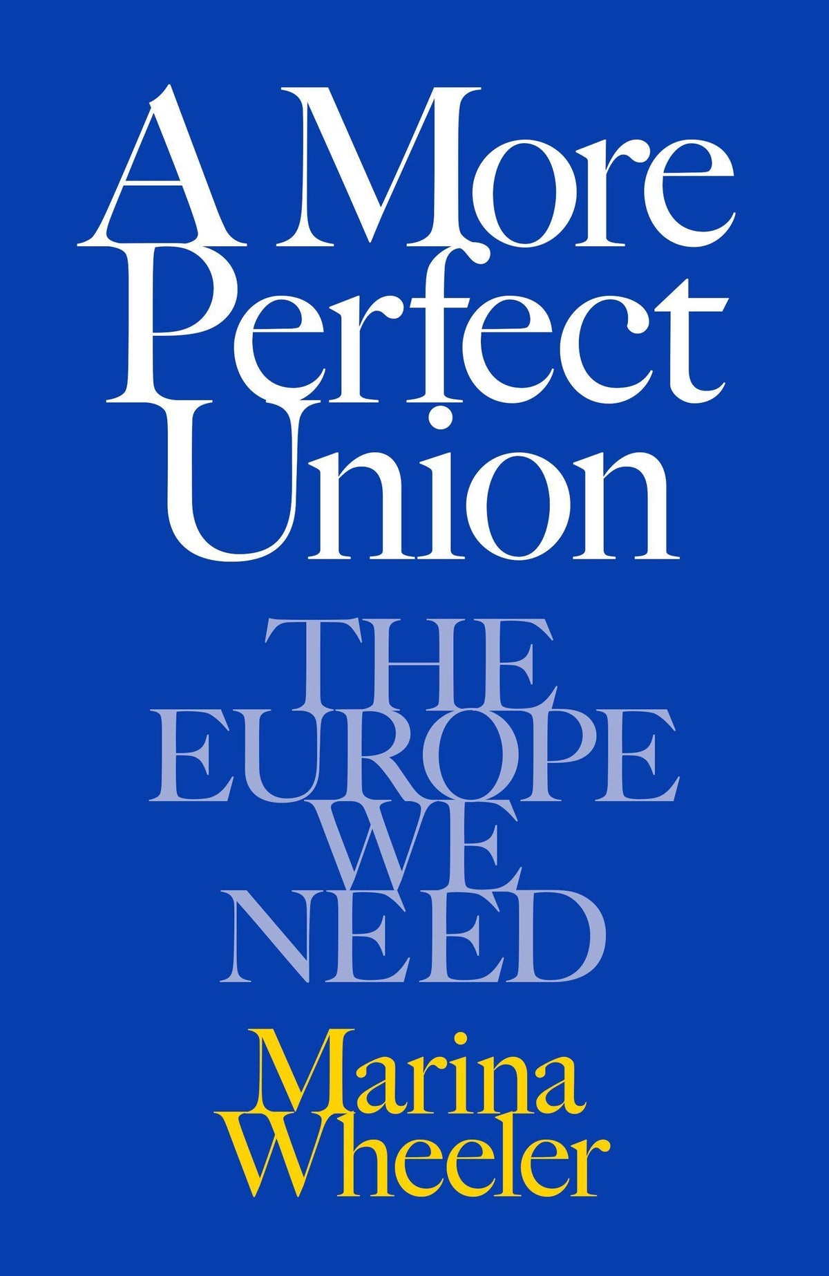 Buchcover: A More Perfect Union