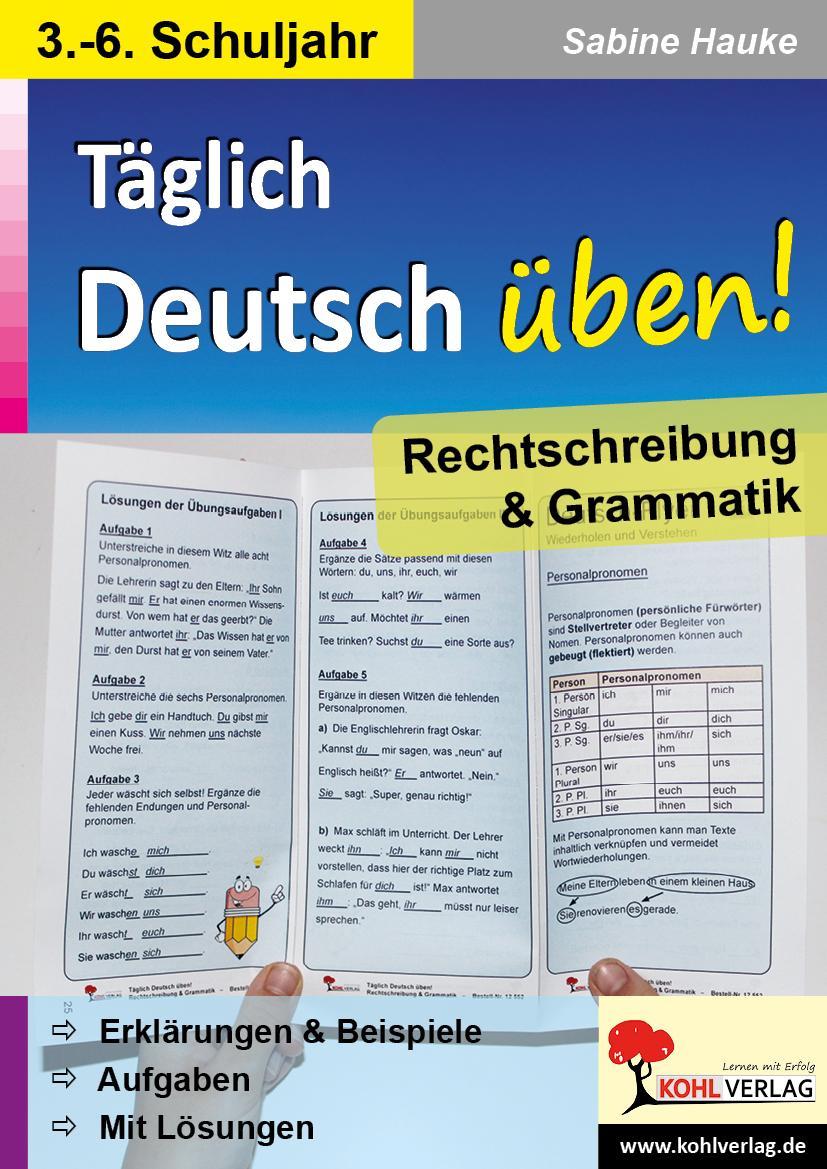 Deutsch-Flyer Rechtschreibung & Grammatik