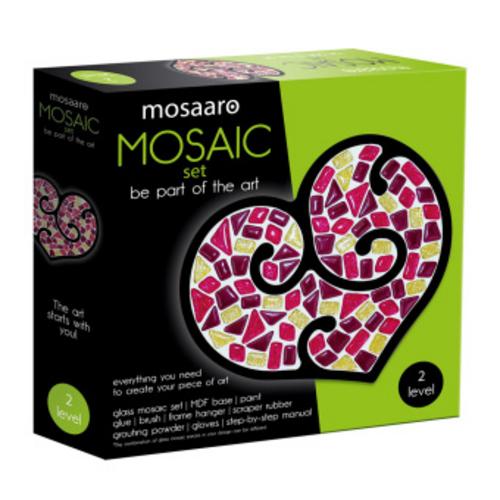 Kreativ-Set Mosaaro Glasmosaik Herz  MA2005