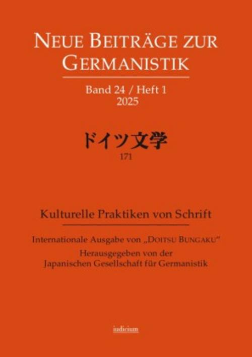 Neue Beiträge zur Germanistik, Band 24 / Heft 1 / 2025